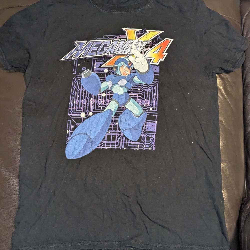Nintendo Mega Man X4 Black Tee